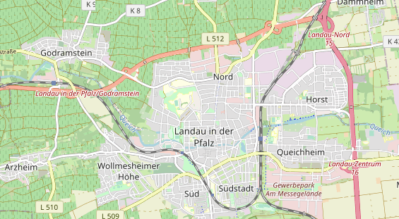 Destinazione dell'escursione sulla carta