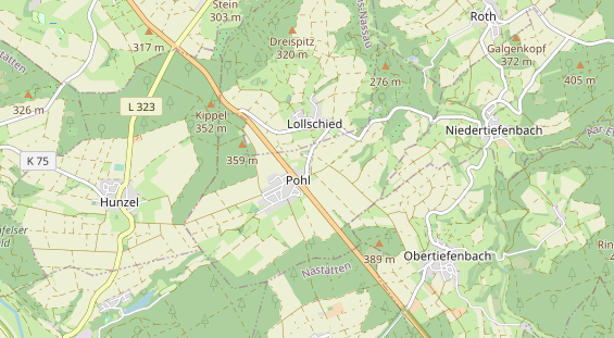 Ausflugsziel auf Karte