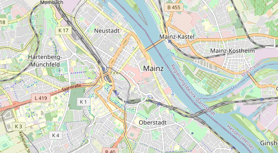 Destinazione dell'escursione sulla carta