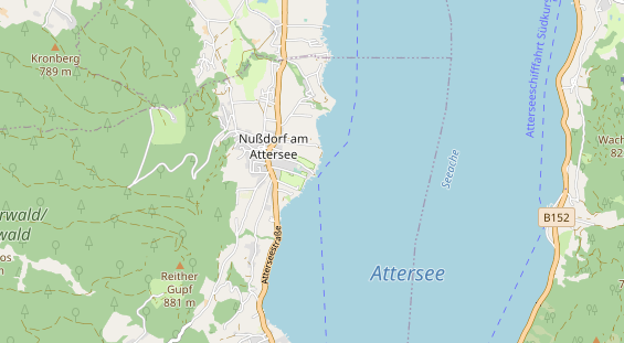 Destination d'excursion sur la carte