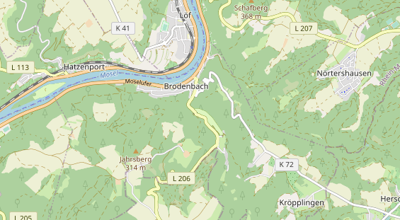 Ausflugsziel auf Karte