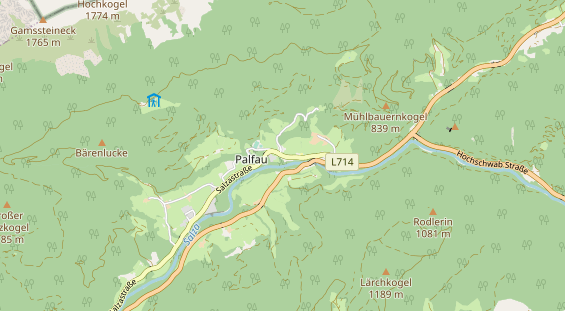 Ausflugsziel auf Karte