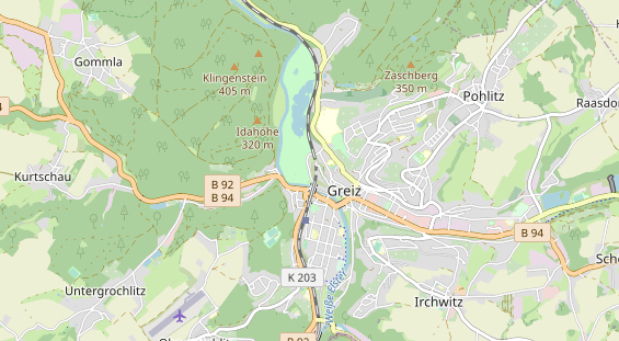 Ausflugsziel auf Karte