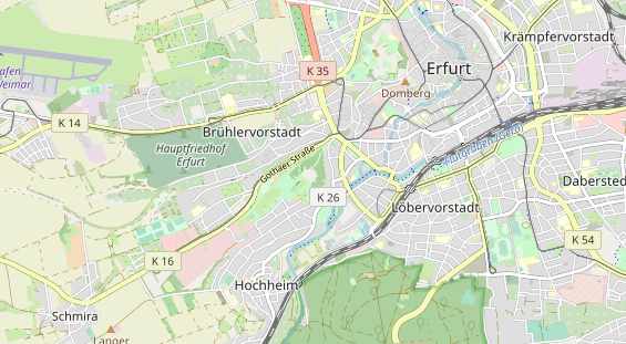 Destination d'excursion sur la carte