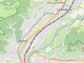 Excursiebestemming op kaart