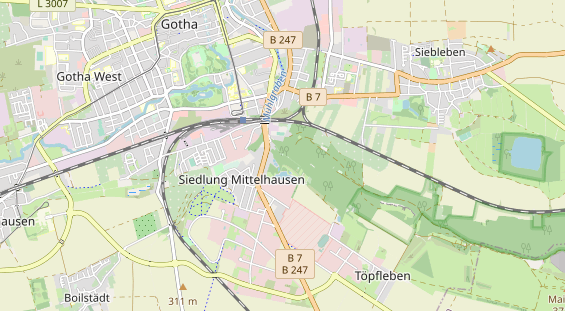 Ausflugsziel auf Karte