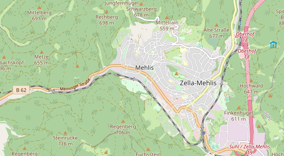 Destinazione dell'escursione sulla carta