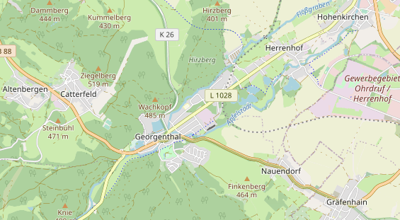 Destination d'excursion sur la carte