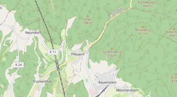 Destination d'excursion sur la carte