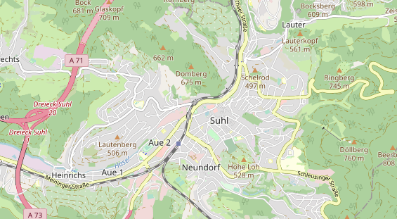 Ausflugsziel auf Karte