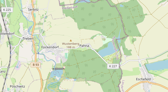 Ausflugsziel auf Karte