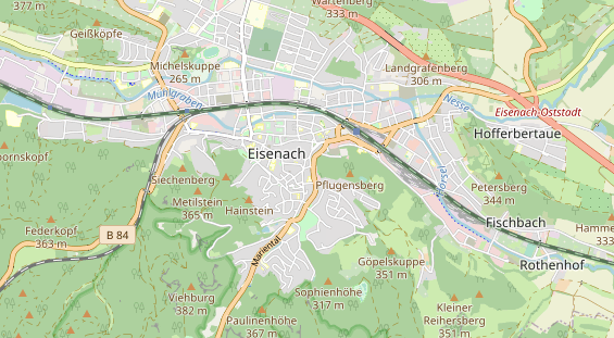 Ausflugsziel auf Karte