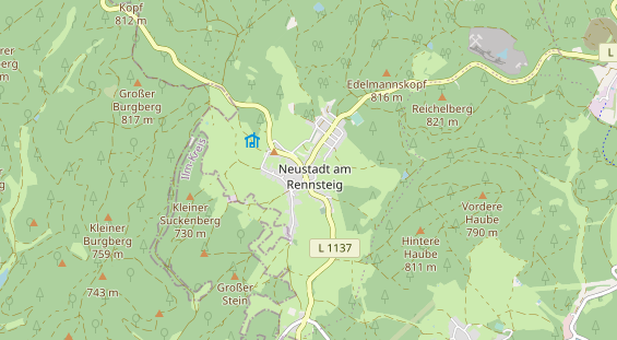 Ausflugsziel auf Karte