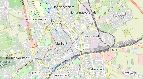 Destination d'excursion sur la carte