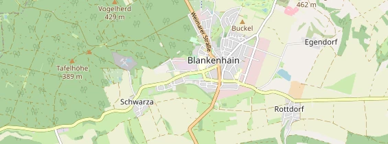 Destinazione dell'escursione sulla carta