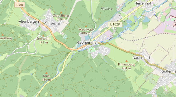 Ausflugsziel auf Karte