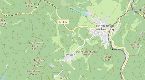 Ausflugsziel auf Karte