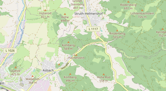 Ausflugsziel auf Karte