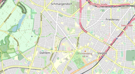 Destinazione dell'escursione sulla carta