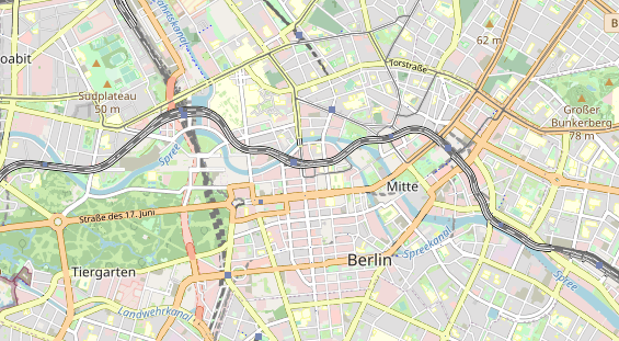 Destinazione dell'escursione sulla carta