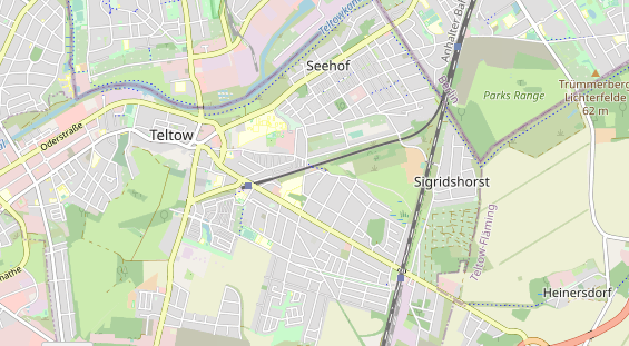 Destinazione dell'escursione sulla carta