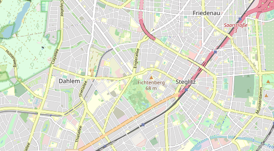 Destinazione dell'escursione sulla carta