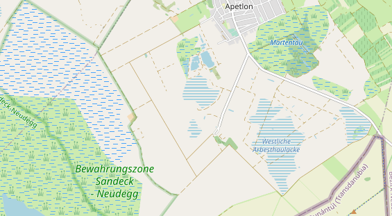 Destinazione dell'escursione sulla carta