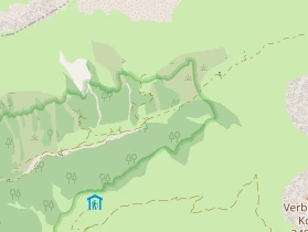 Destination d'excursion sur la carte