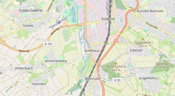 Destinazione dell'escursione sulla carta