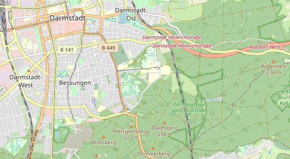 Destination d'excursion sur la carte