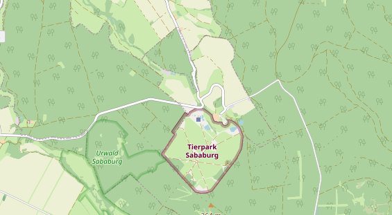 Destination d'excursion sur la carte