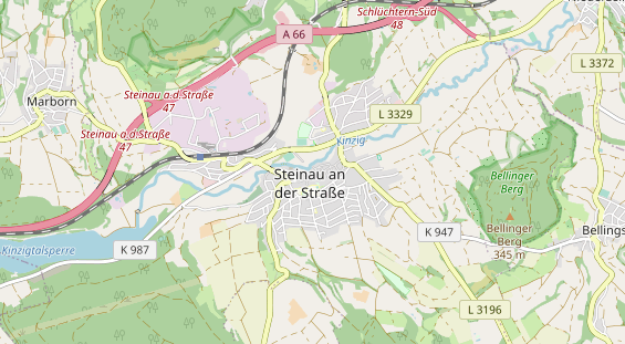 Ausflugsziel auf Karte