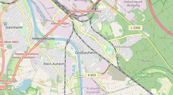 Destination d'excursion sur la carte