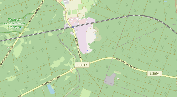 Excursiebestemming op kaart