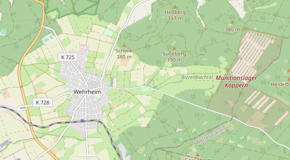 Ausflugsziel auf Karte