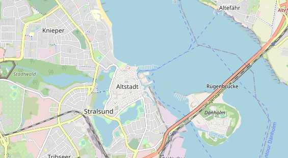 Excursiebestemming op kaart