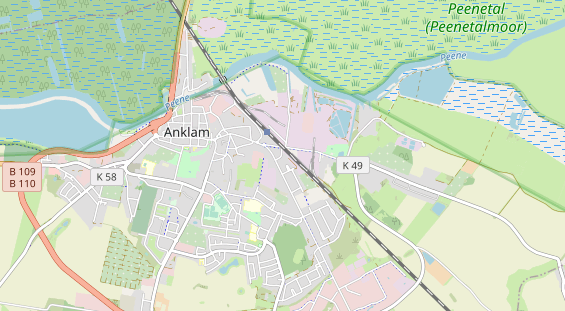 Excursiebestemming op kaart