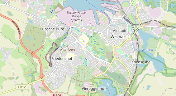 Destination d'excursion sur la carte