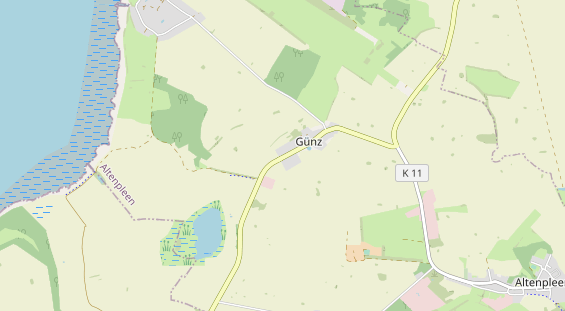 Destinazione dell'escursione sulla carta