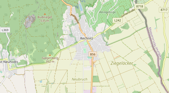 Destination d'excursion sur la carte