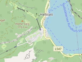 Destination on map