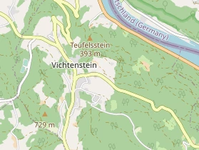 Destinazione dell'escursione sulla carta