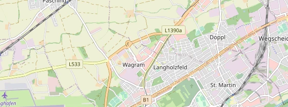 Destinazione dell'escursione sulla carta