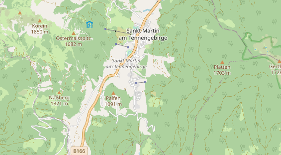 Ausflugsziel auf Karte