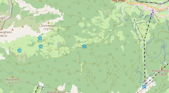 Ausflugsziel auf Karte