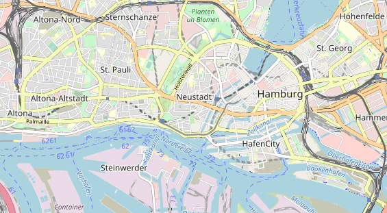 Destinazione dell'escursione sulla carta