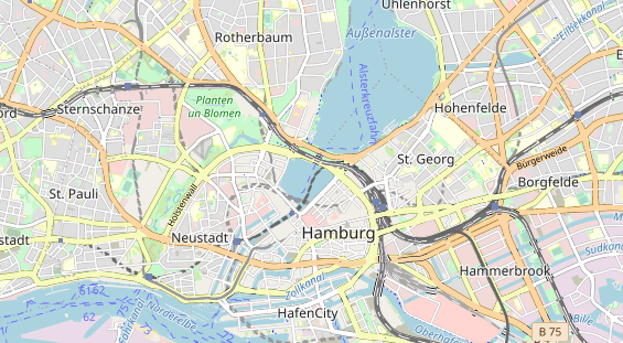 Destination d'excursion sur la carte