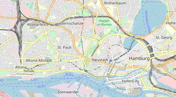 Destination d'excursion sur la carte