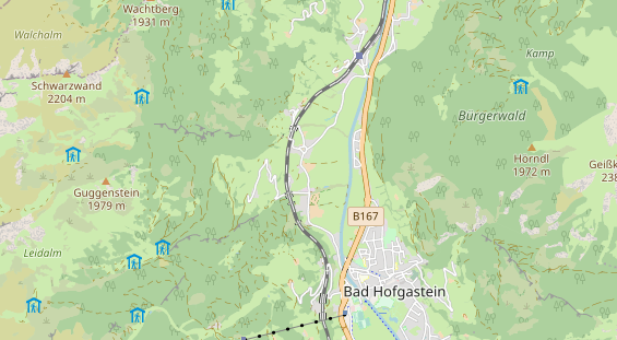 Ausflugsziel auf Karte