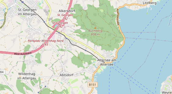 Ausflugsziel auf Karte